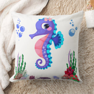 Cojín Decorativo Mar juguetón bajo el mar Pillow
