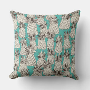 Cojín Decorativo mar turquesa de piña