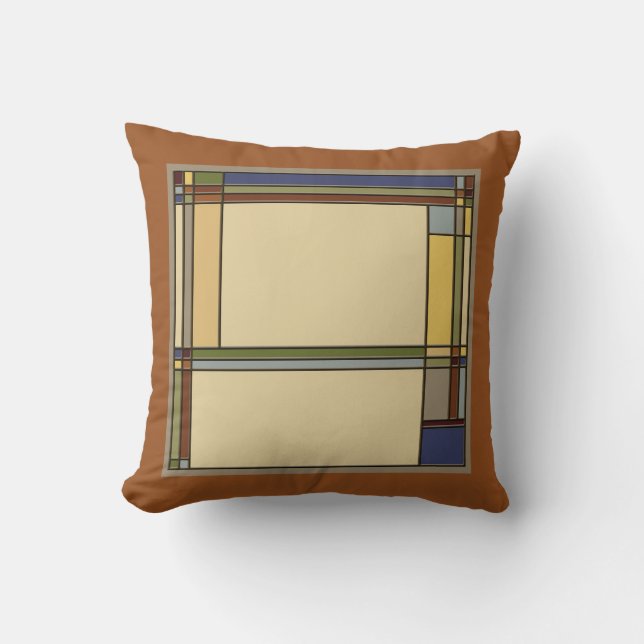 Cojín Decorativo Maravillosas artes y artesanías con patrones geomé (Anverso)