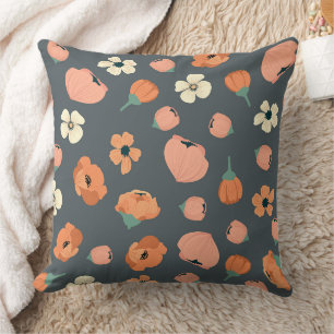 Cojín Decorativo Maravilloso Diseño Floral Botánico