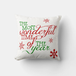 Cojín Decorativo Maravilloso Navidad Holiday Pillow