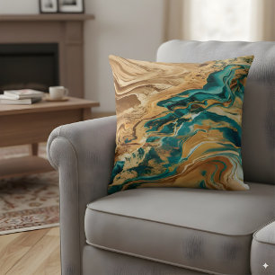 Cojín Decorativo Marble acuarela