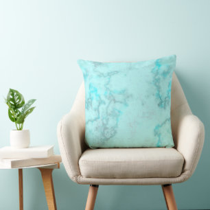 Cojín Decorativo Marble azul bebé