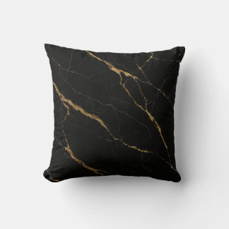 Cojín Decorativo Marble negro de lujo