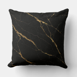 Cojín Decorativo Marble negro de lujo