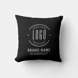 Cojín Decorativo Marca comercial del logotipo de la empresa persona