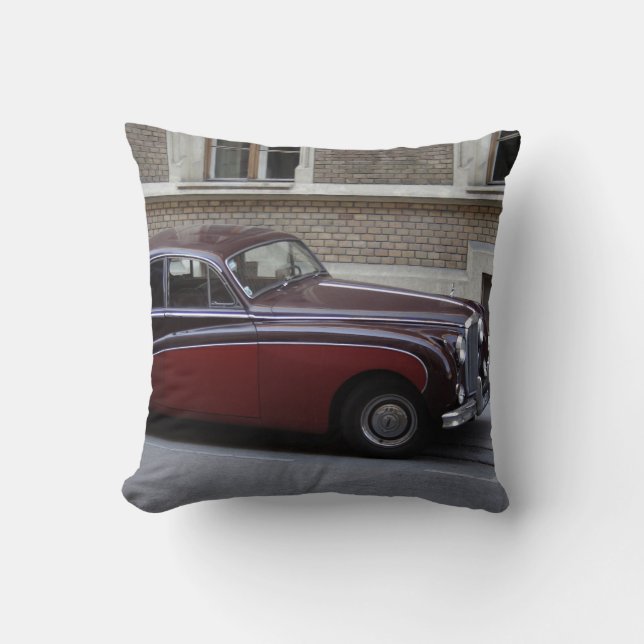 Cojín Decorativo Marca jaguar roja IX (Anverso)
