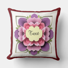 Cojín Decorativo Marco decorativo de flor