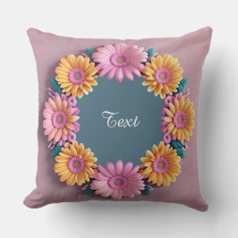 Cojín Decorativo Marco decorativo de flor