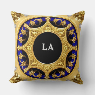 Cojín Decorativo Marco dorado con detalles ornamentados