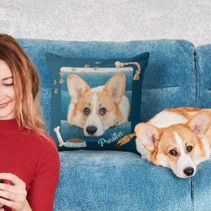 Cojín Decorativo Marco fotográfico de accesorios para perros