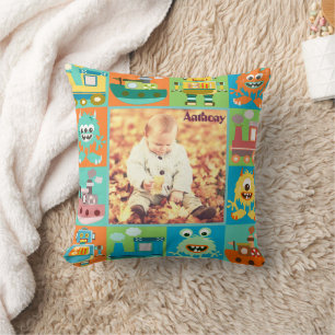 Cojín Decorativo Marco fotográfico infantil único