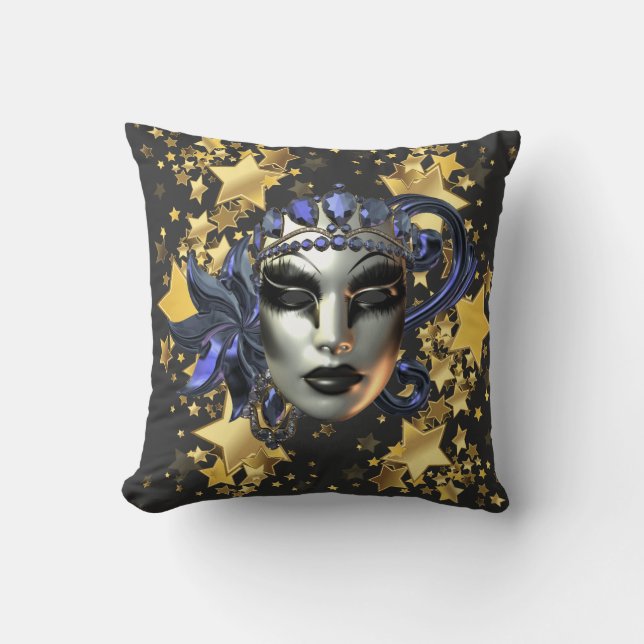 Cojín decorativo Mardi Gras (Anverso)