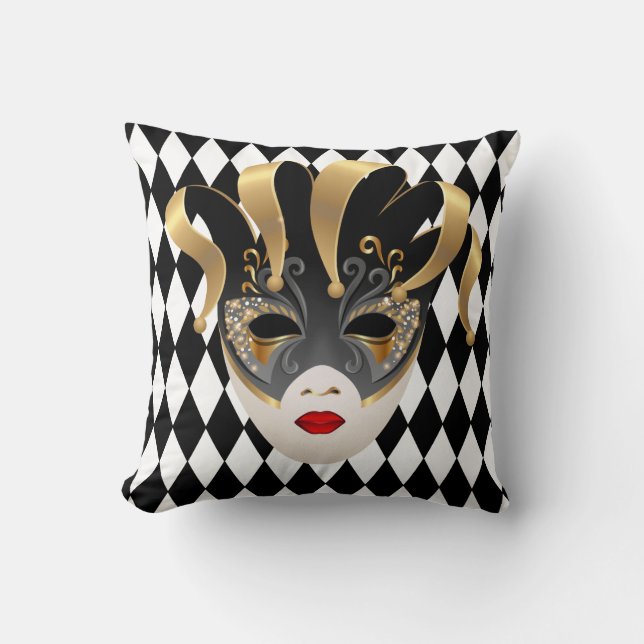 Cojín decorativo Mardi Gras (Anverso)