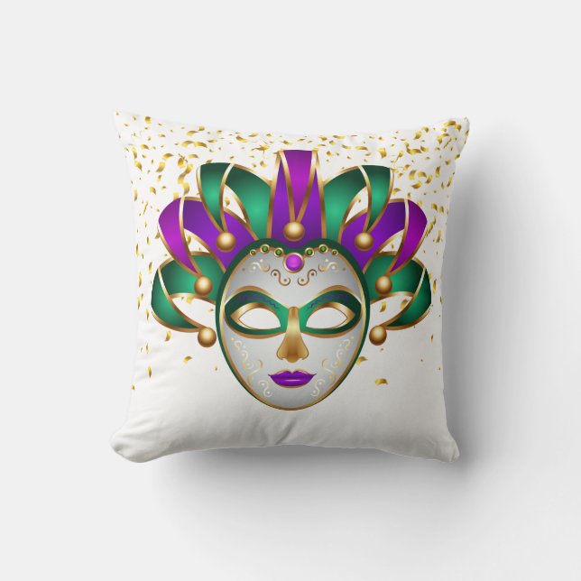 Cojín decorativo Mardi Gras (Anverso)