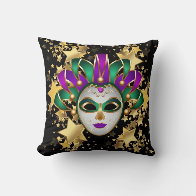 Cojín decorativo Mardi Gras (Anverso)