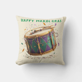 Cojín Decorativo Mardi Gras Festive Drum