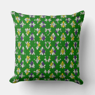 COJÍN DECORATIVO MARDI GRAS FLEUR DI LIS