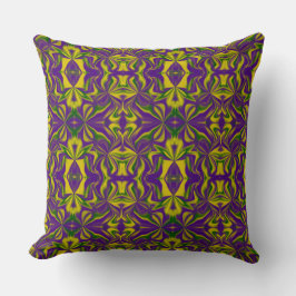 Cojín Decorativo Mardi Gras Kaleidoscope