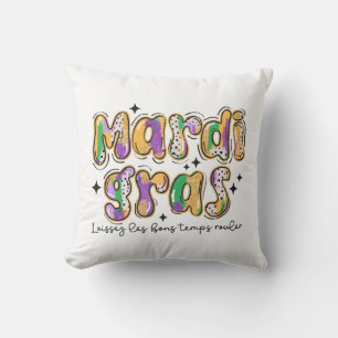 Cojín Decorativo Mardi Gras Laissez Les Bons Temps Rouler