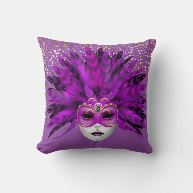 Cojín Decorativo Mardi Gras Pillow (Anverso)