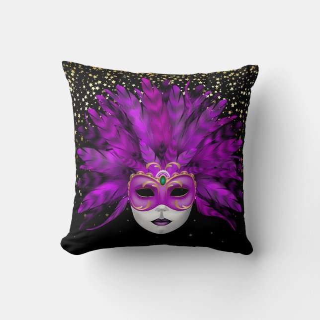 Cojín Decorativo Mardi Gras Pillow (Anverso)