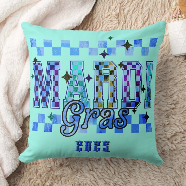 Cojín Decorativo Mardi Gras Red Black (Manta)