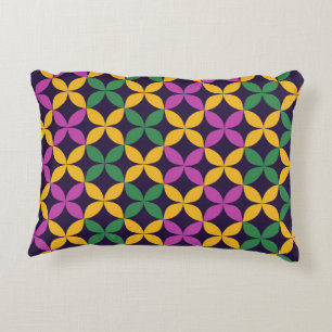 Cojín Decorativo Mardi Gras Siete Círculos