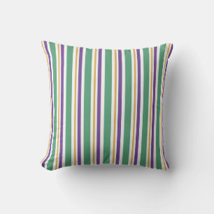 Cojín Decorativo Mardi Gras Stripes
