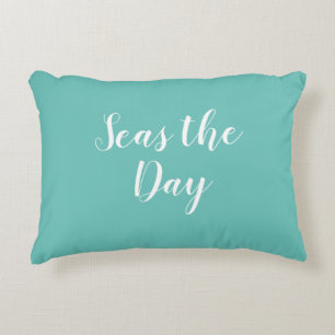 Cojín Decorativo Marea el Day Beach Turquesa Accent Pillow