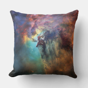 Cojín Decorativo Mares tormentosos de la nebulosa de la laguna en S