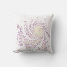 Cojín Decorativo Marfil De Swirl White Pattered