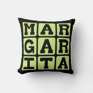 Cojín Decorativo Margarita, bebida mezclada con tequila