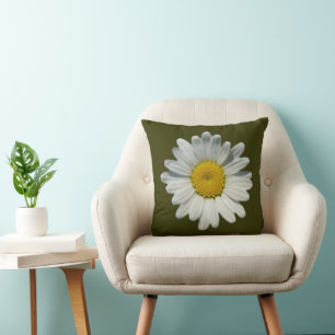 Cojín Decorativo Margarita blanca