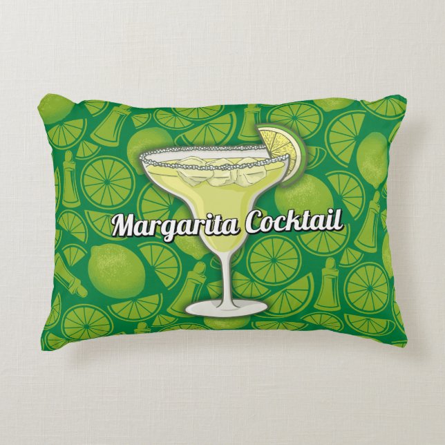 Cojín Decorativo Margarita Cocktail (Anverso)
