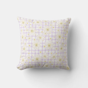 Cojín Decorativo Margarita de Lavanda Primavera