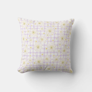 Cojín Decorativo Margarita de Lavanda Primavera