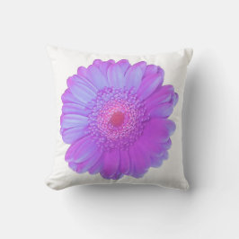 Cojín Decorativo Margarita gerbera púrpura