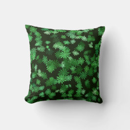 Cojín Decorativo Margaritas Verdes