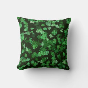Cojín Decorativo Margaritas Verdes