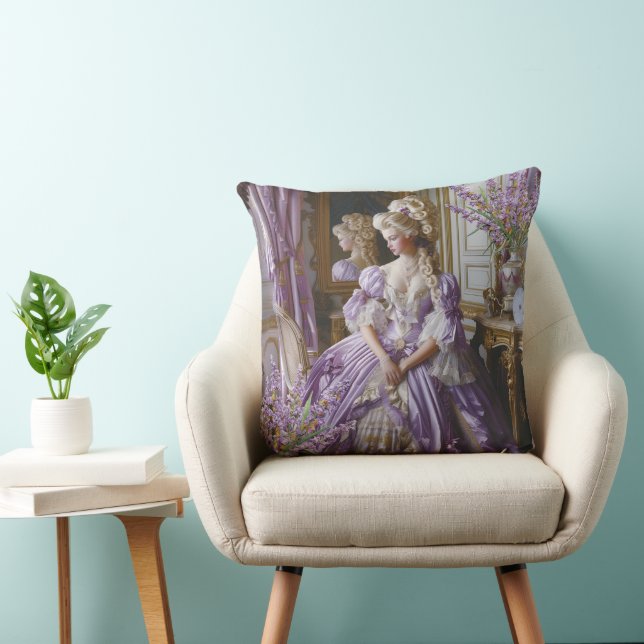 Cojín Decorativo Marie Antoinette Lavender Queen pillow (Silla)
