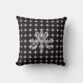 Cojín Decorativo Marie Antoinette – Monogramm – Monogram initials