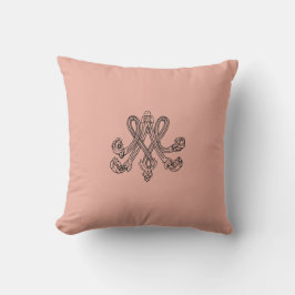 Cojín Decorativo Marie Antoinette – Monogramm – Royal Monogram