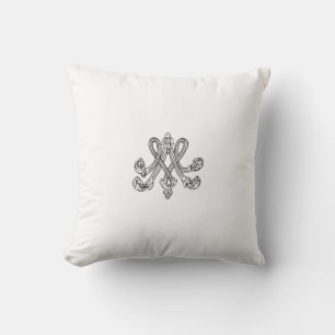 Cojín Decorativo Marie Antoinette - Monogramo - Monograma real