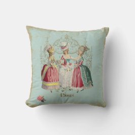 Cojín Decorativo Marie Antonieta Damas en espera