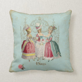 Cojín Decorativo Marie Antonieta Damas en espera
