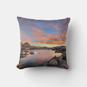 Cojín Decorativo Marie Lake Sunrise Panorama - Sendero John Muir