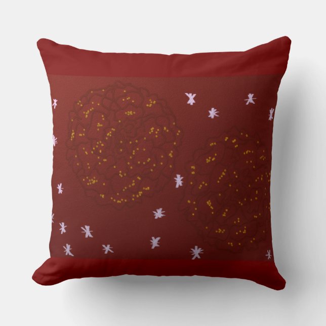 Cojín Decorativo Marigolds con Estrellas (Anverso)