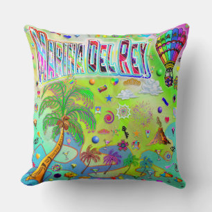 Cojín Decorativo Marina Del Rey Pillow De Melodía Temporal