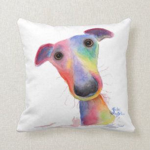 Cojín Decorativo Marioneta Nosey Dog 'Hank' / Cushion Greyhound